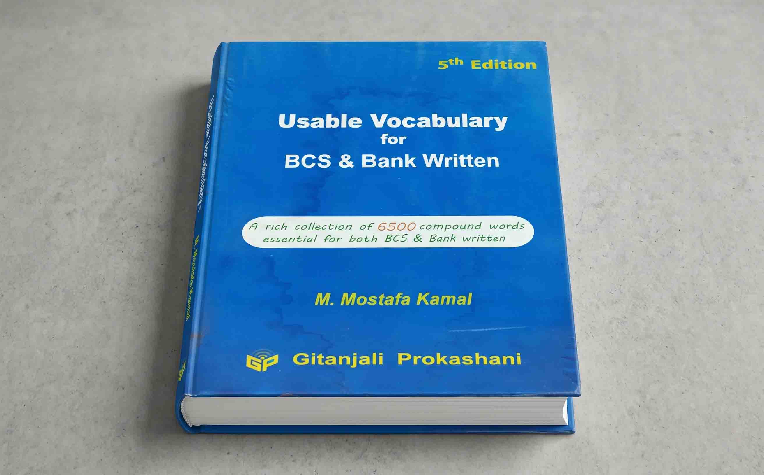 Usable Vocabulary for BCS & Bank written